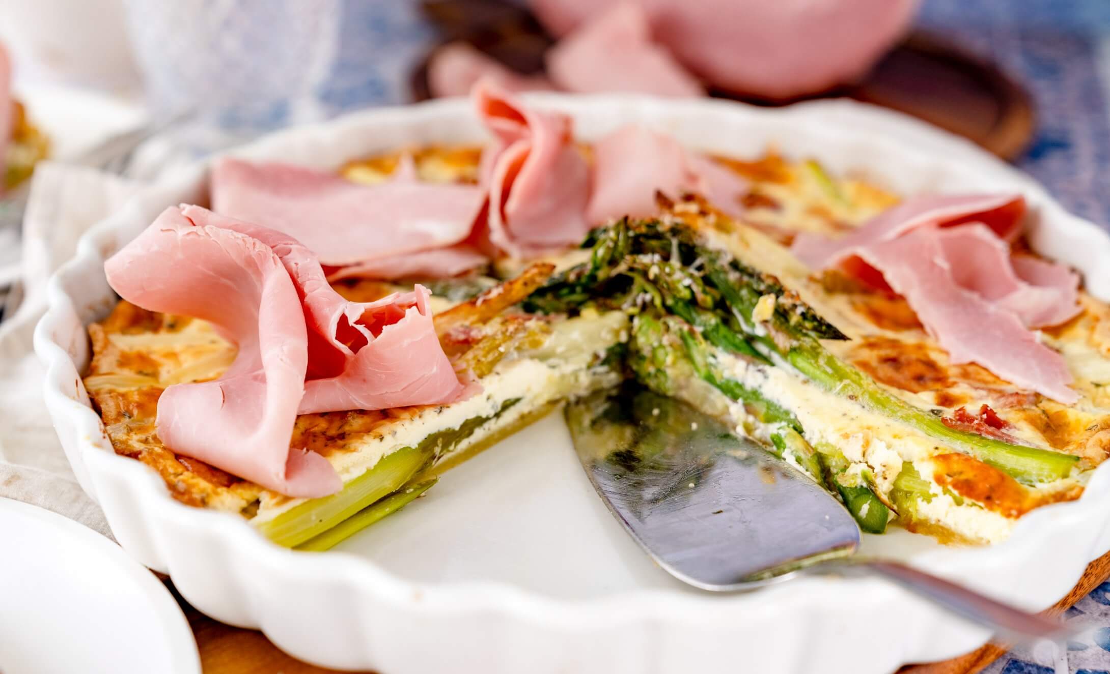Spargel-Quiche
