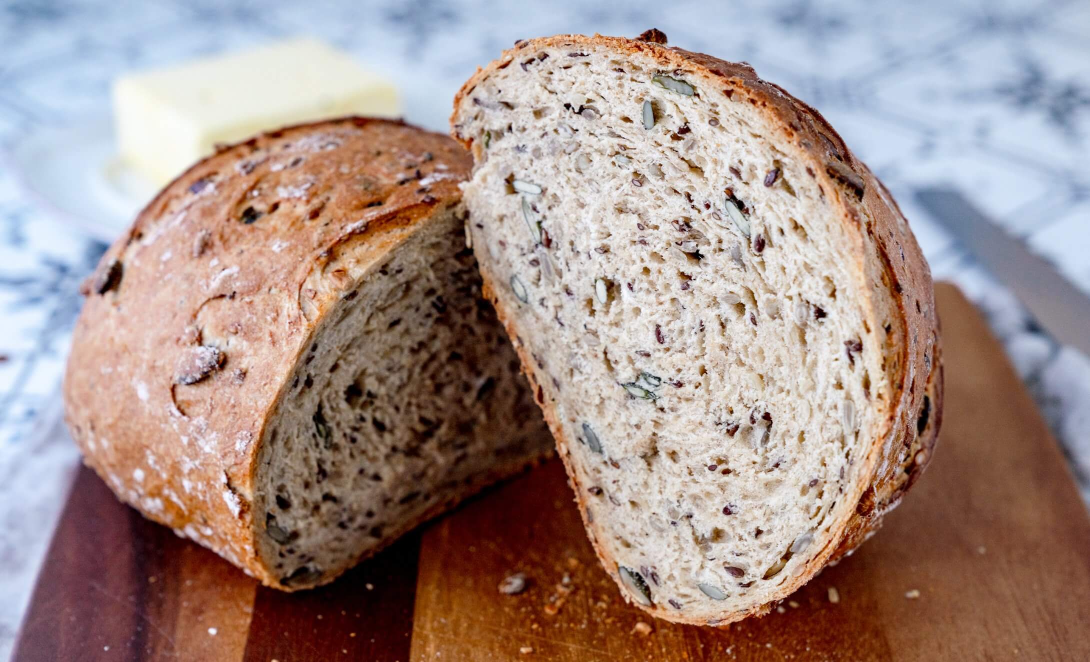 Einfaches Körnerbrot
