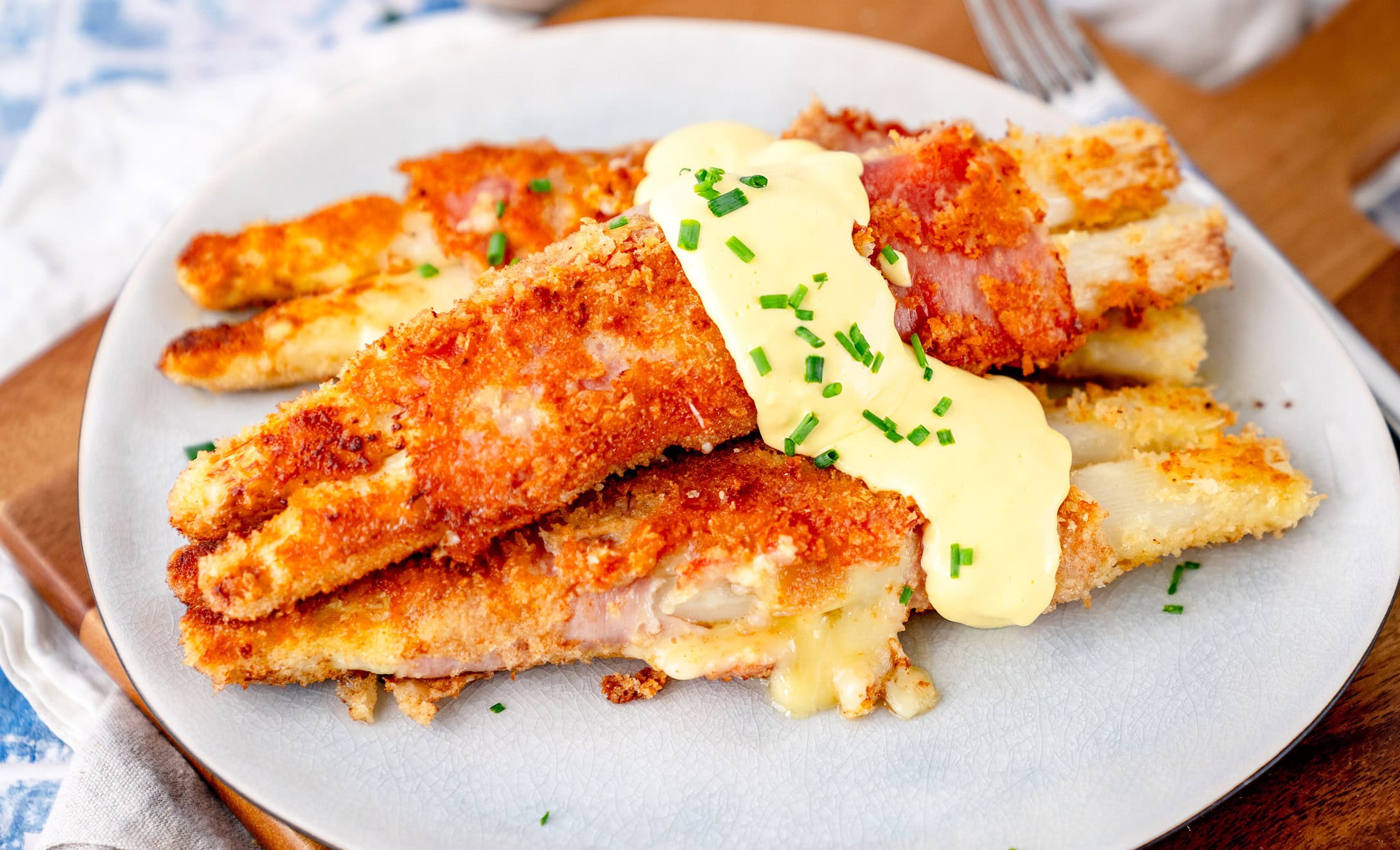 Spargel Cordon Bleu
