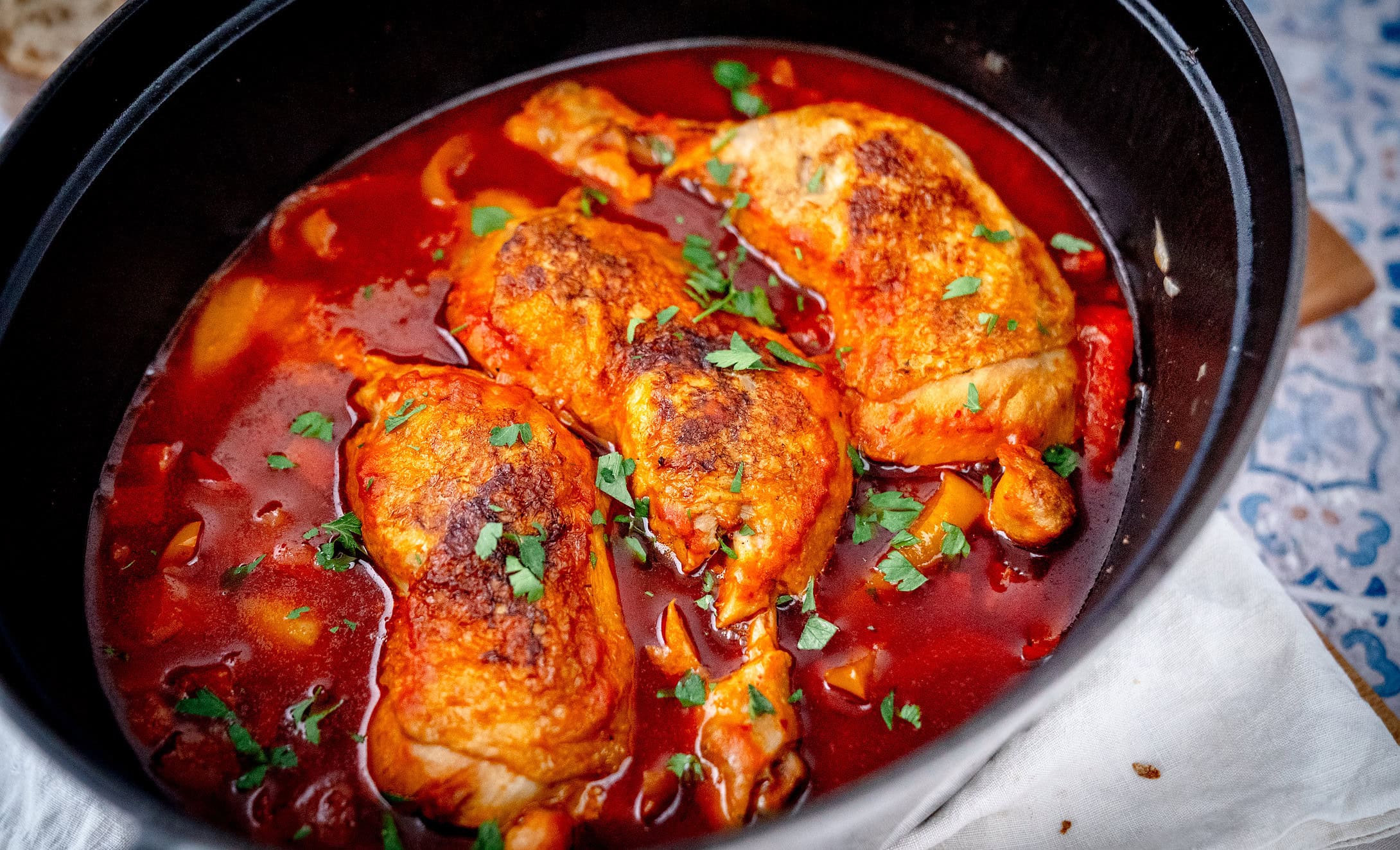 Baskisches Hähnchen