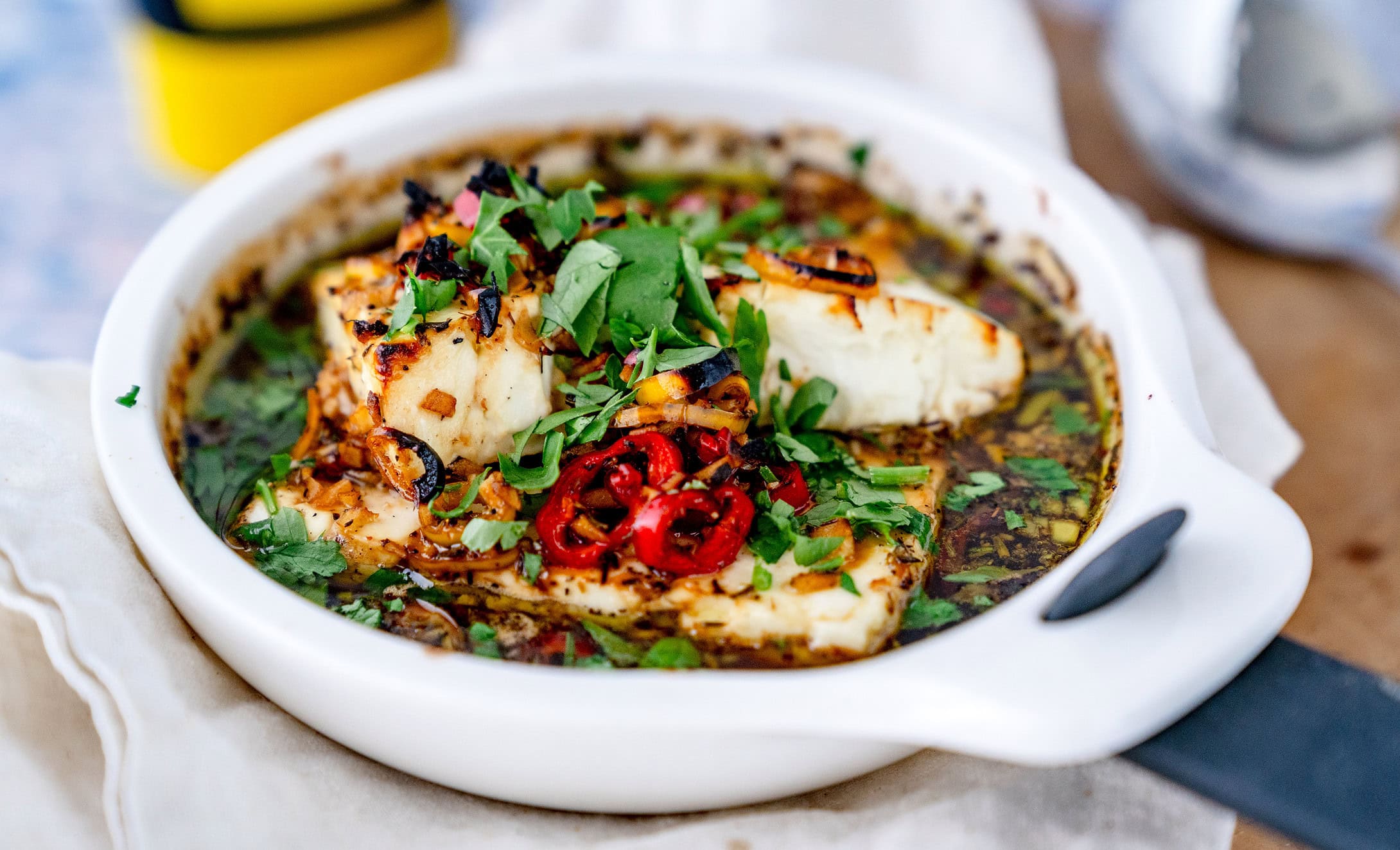 Gegrillter Feta