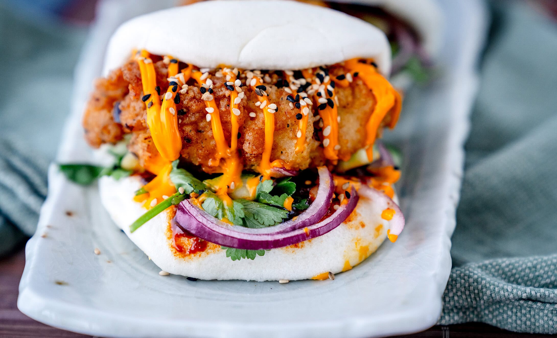 Korean Chicken Bao
