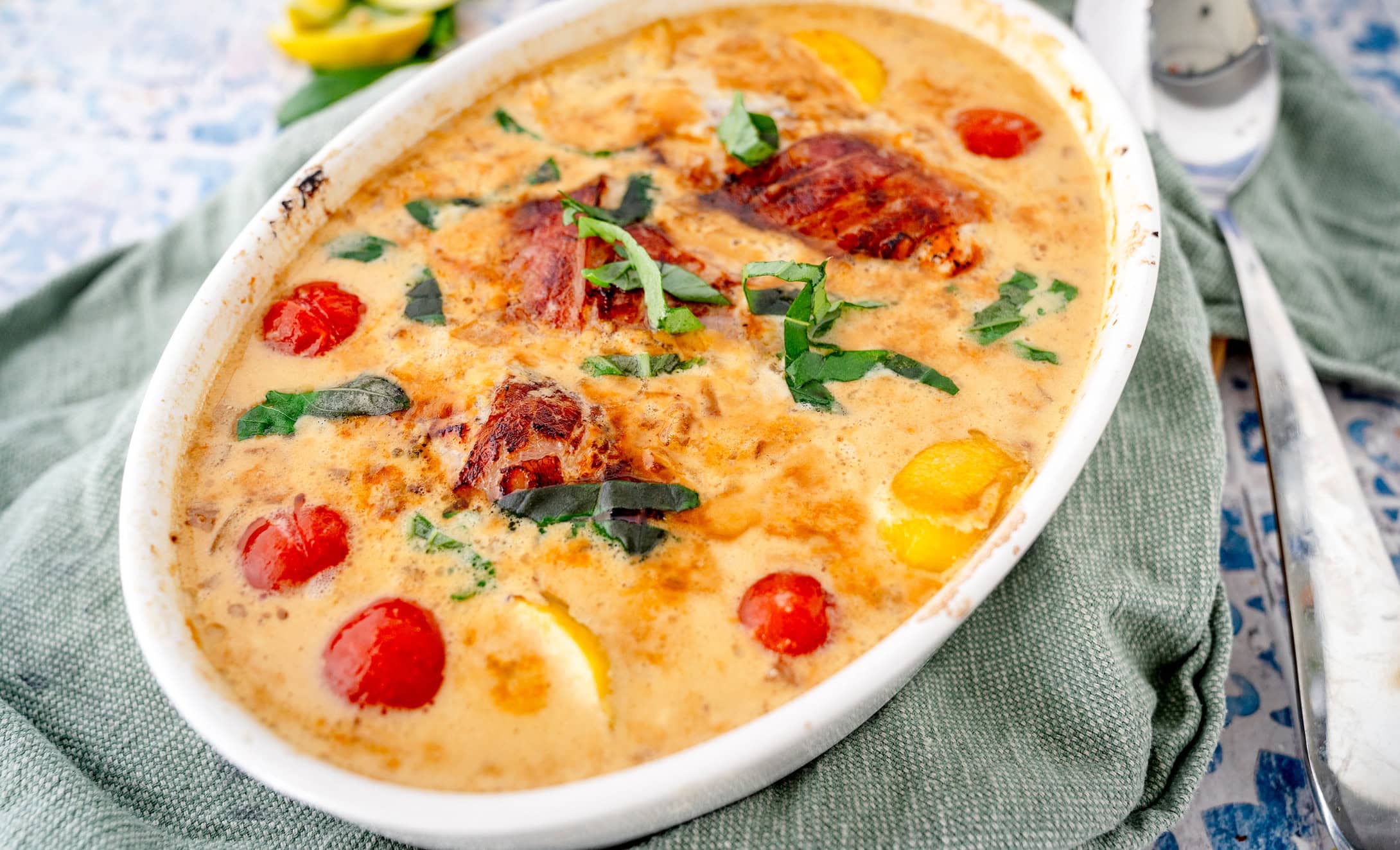 Zitronen-Parmesan-Hähnchen