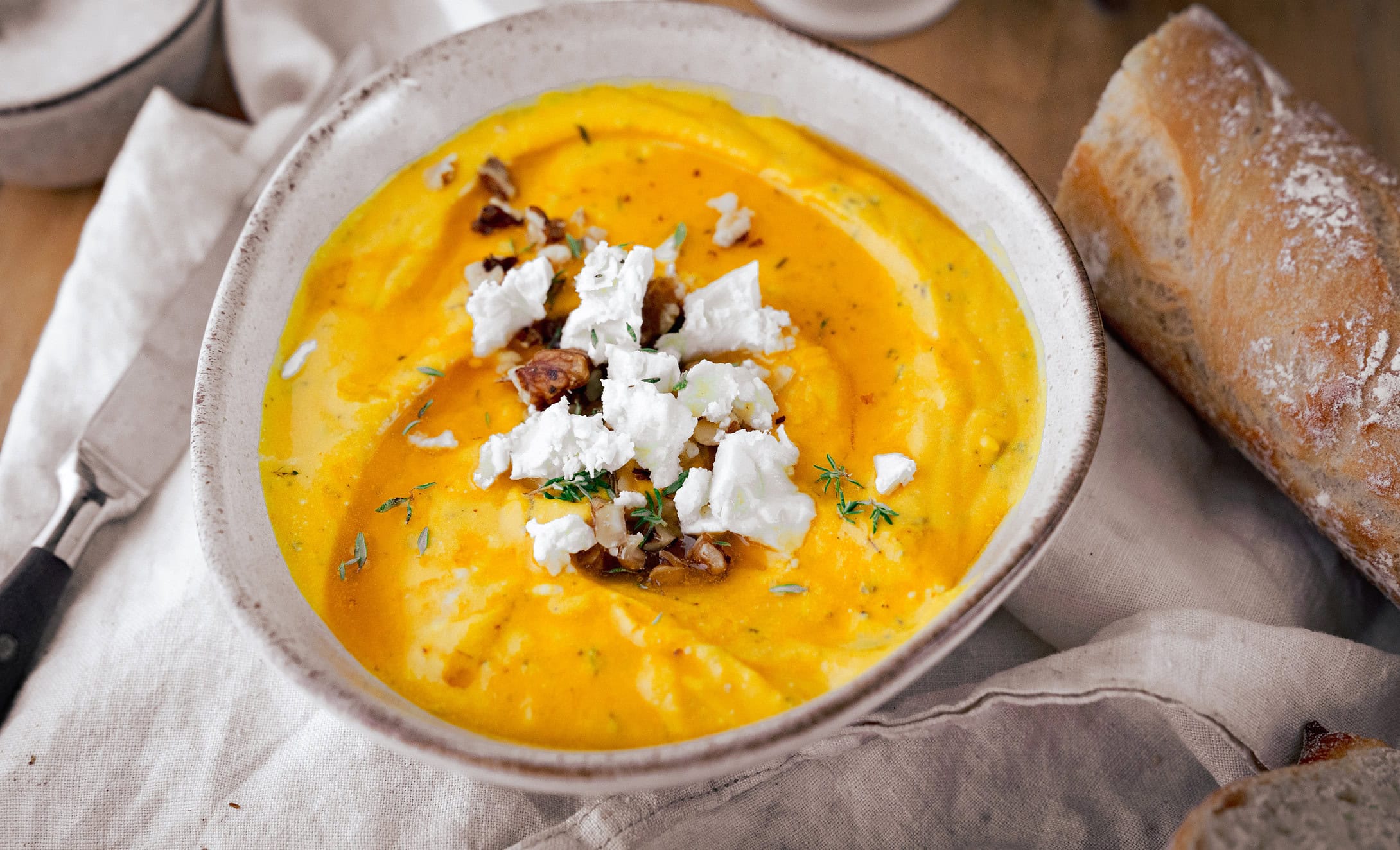 Kürbis-Feta-Dipp