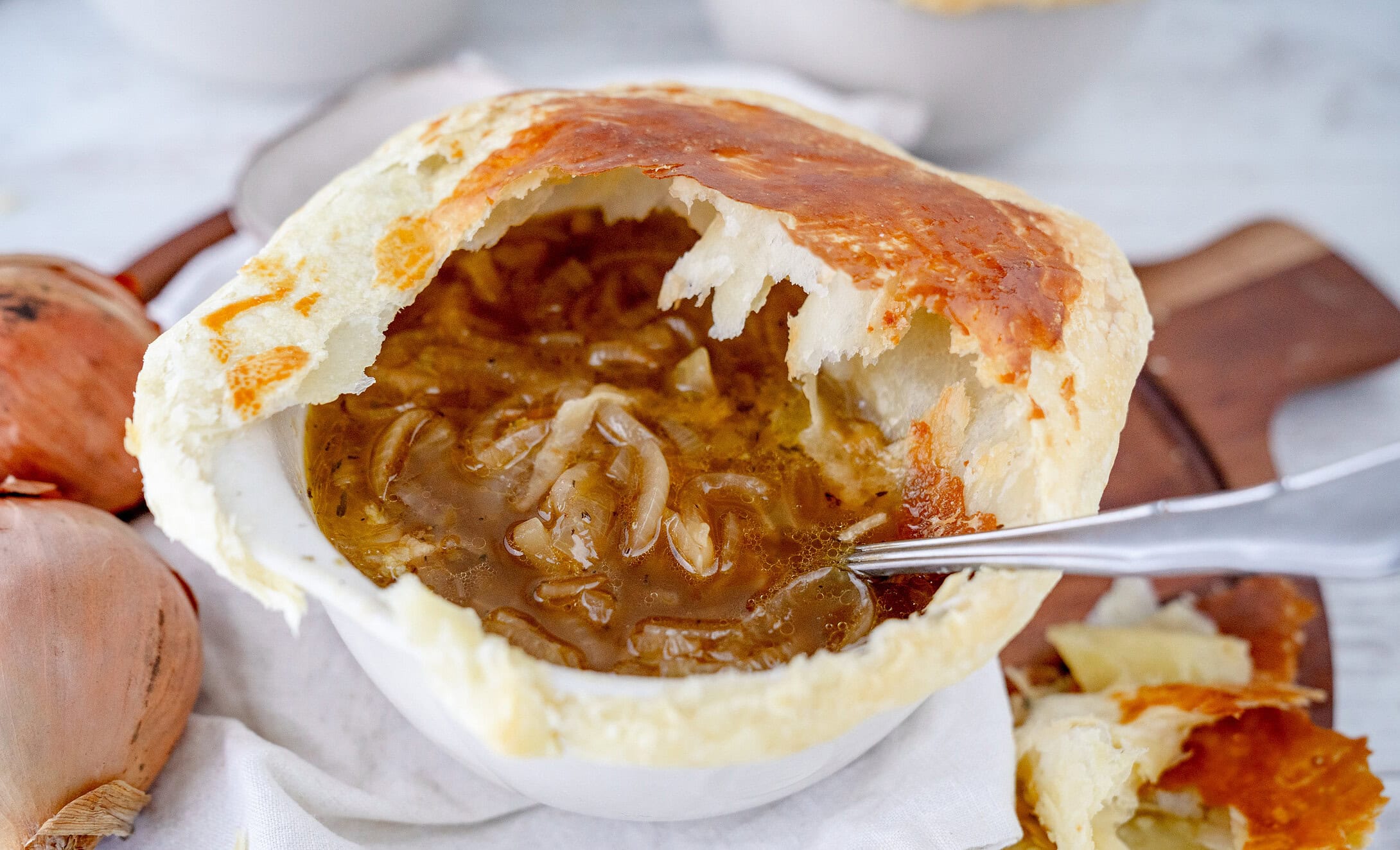 Französische Zwiebelsuppe