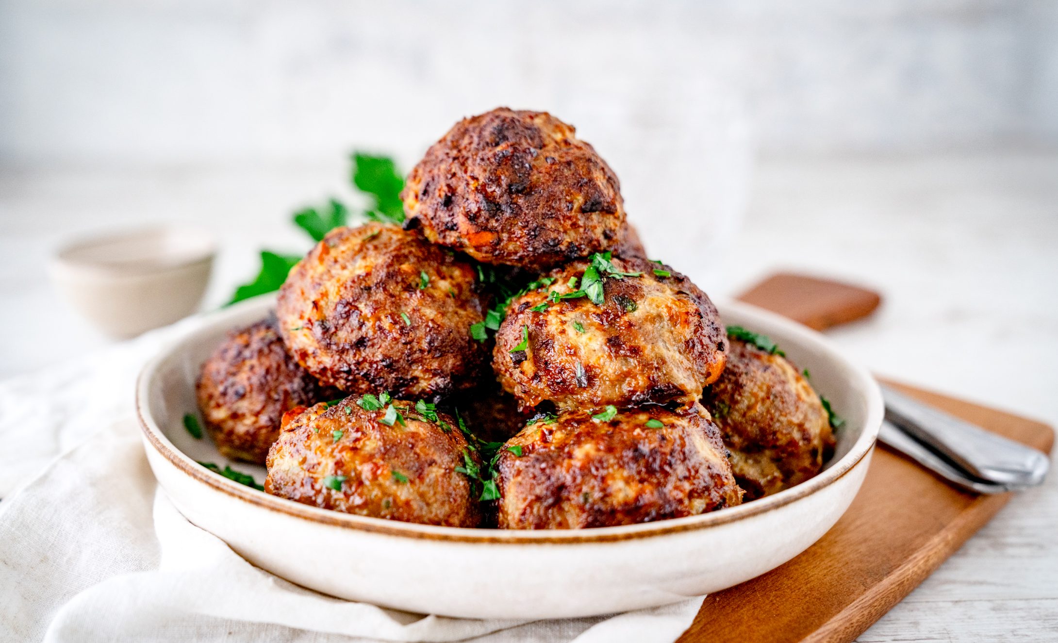 Frikadellen aus der Heißluftfritteuse