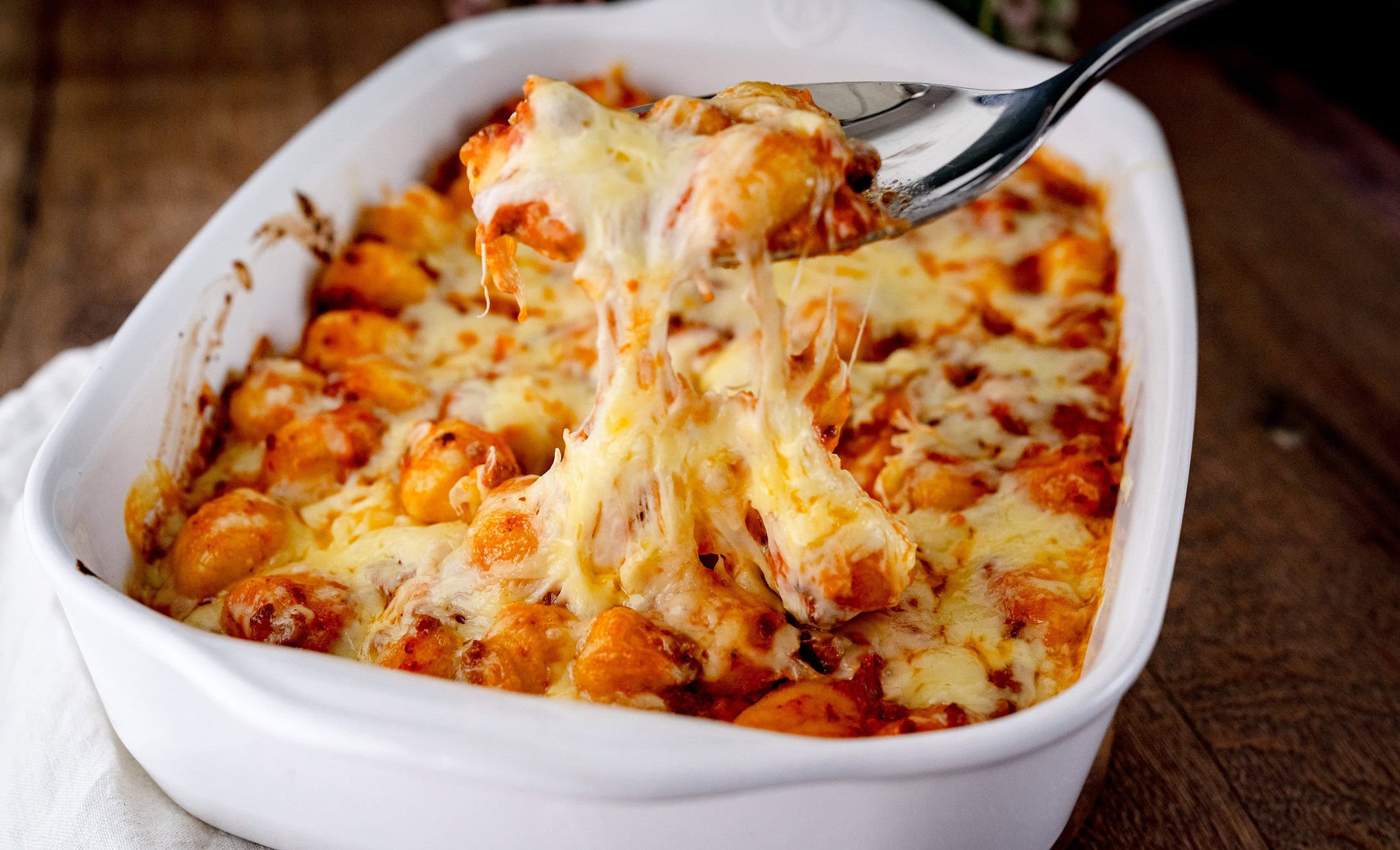 Gnocchiauflauf Bolognese