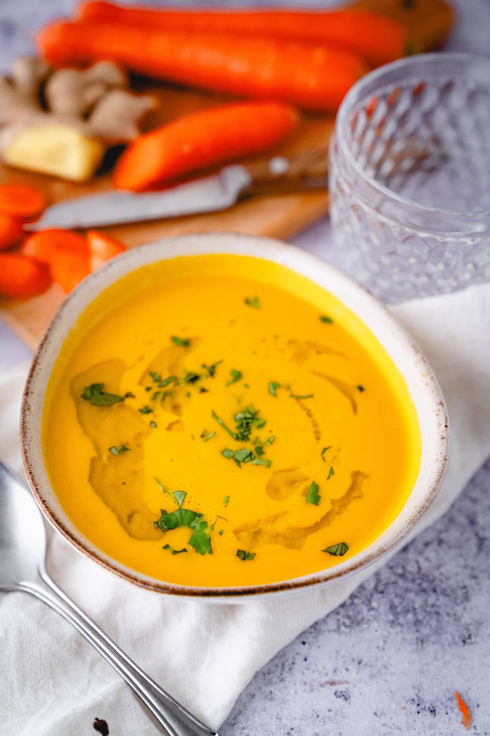 Karotten-Ingwer-Suppe