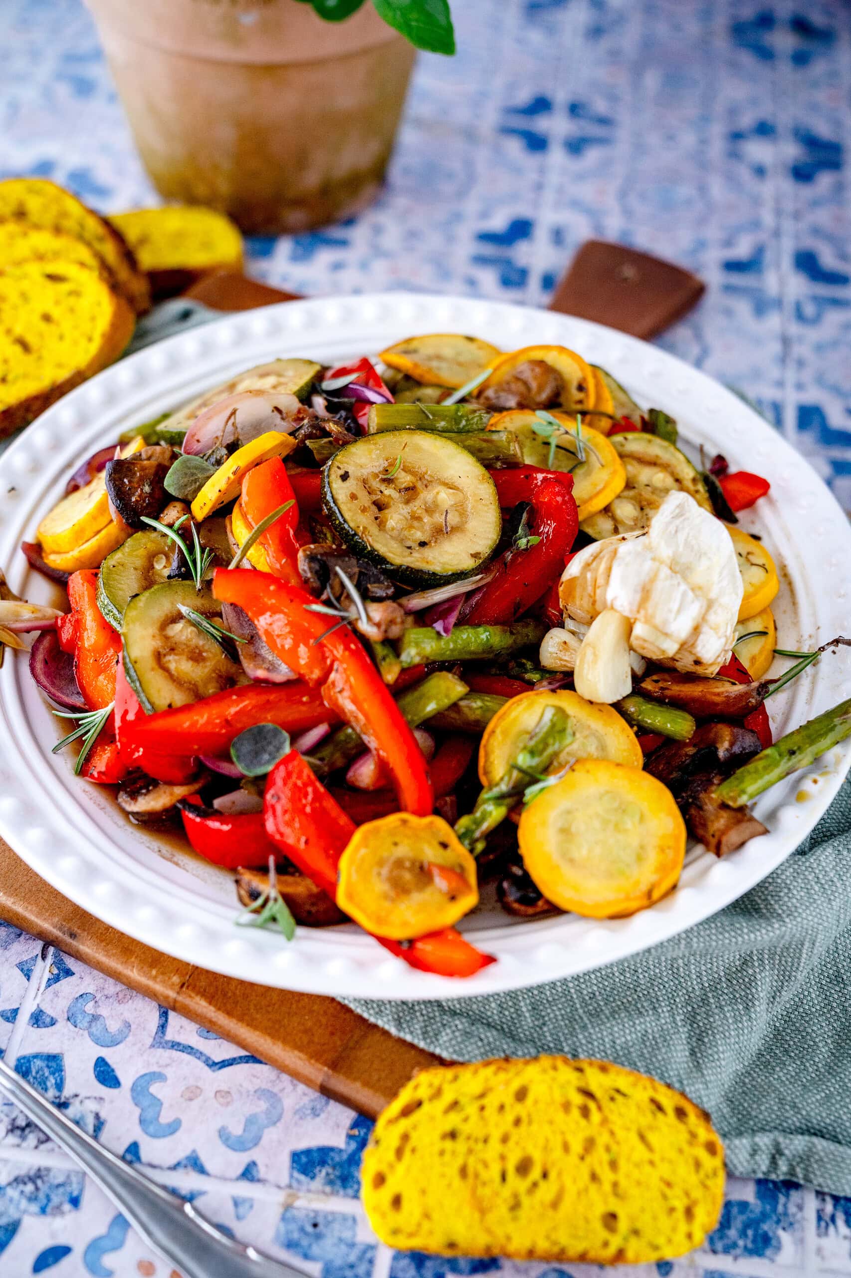 Antipasti aus der Heißluftfritteuse