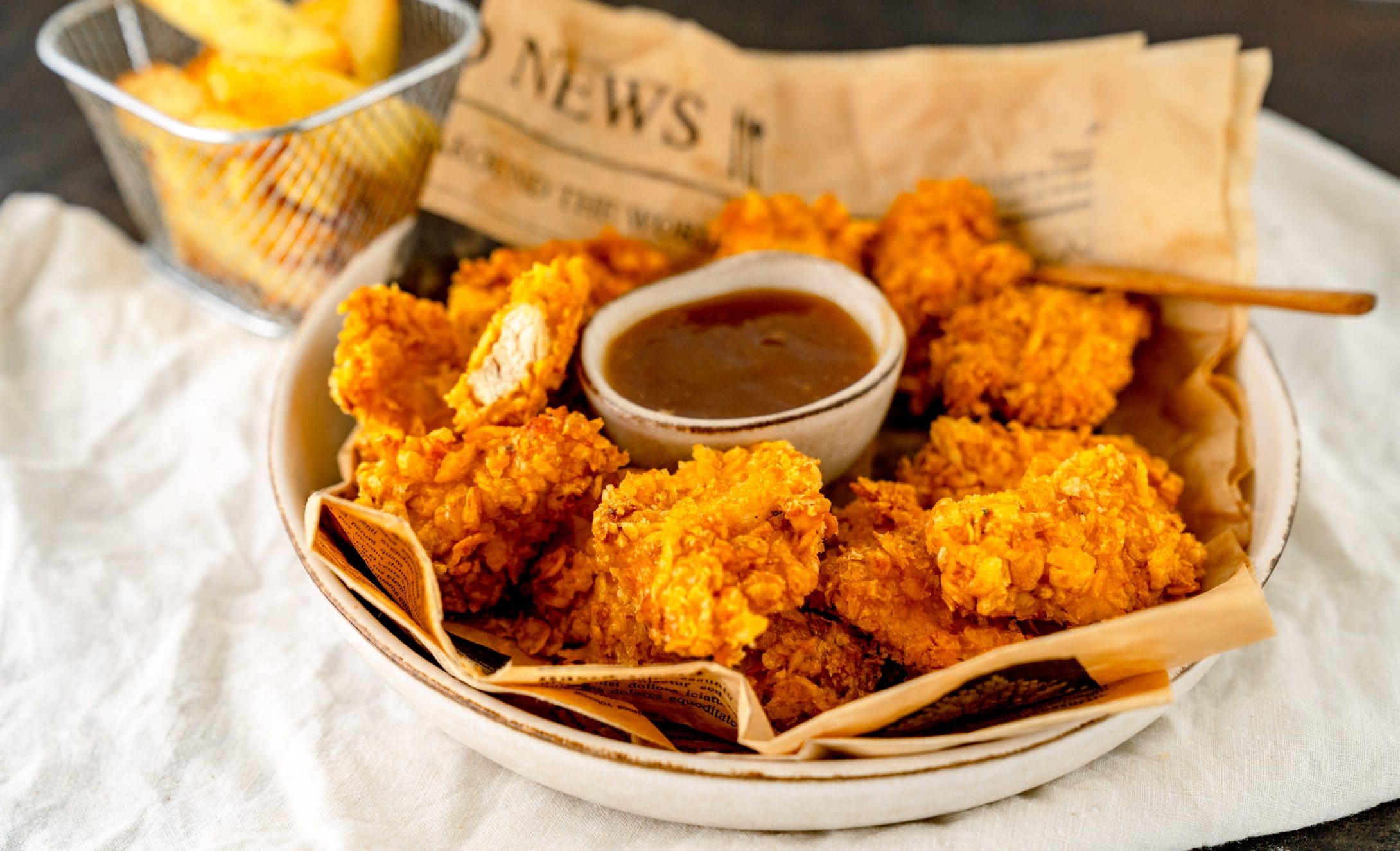 Chicken Nuggets aus der Heißluftfritteuse