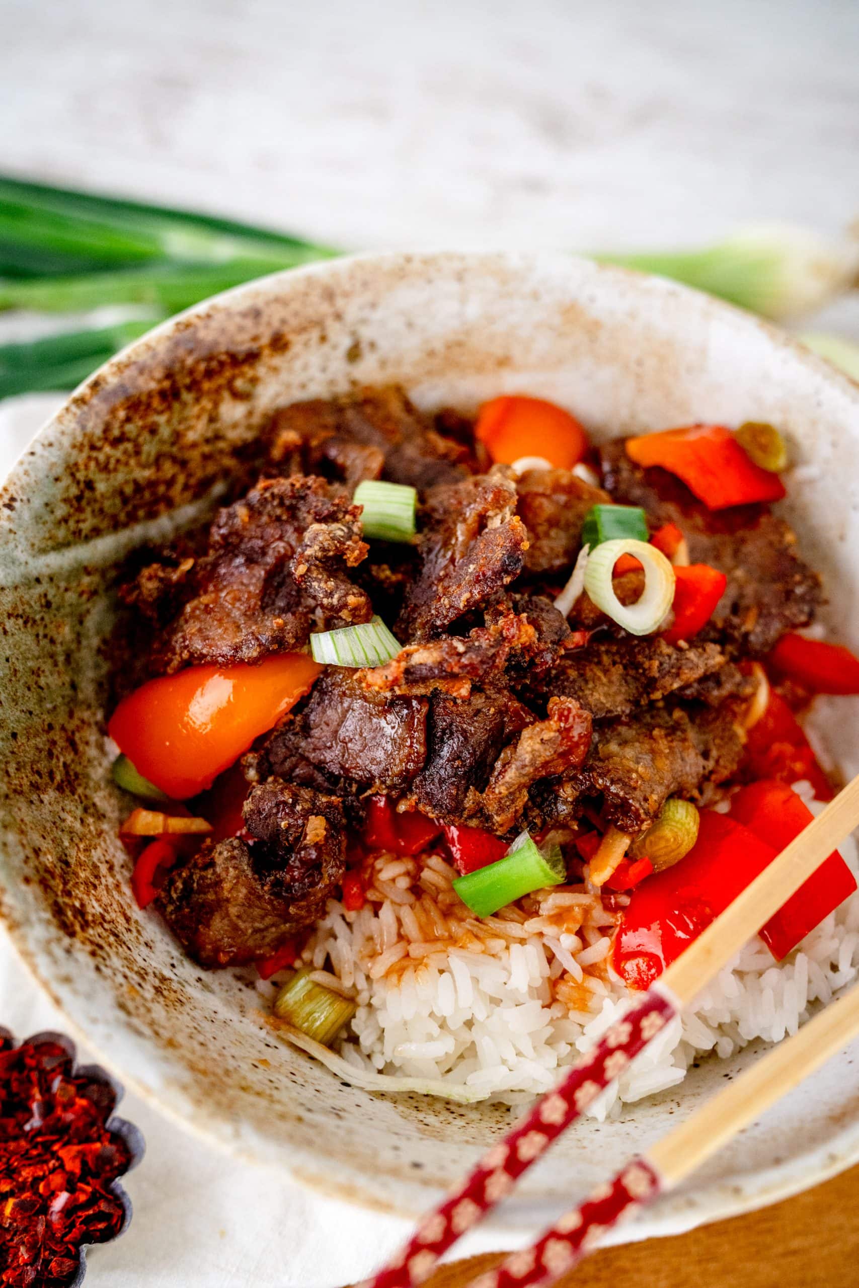 Crispy Chili Beef Airfryer