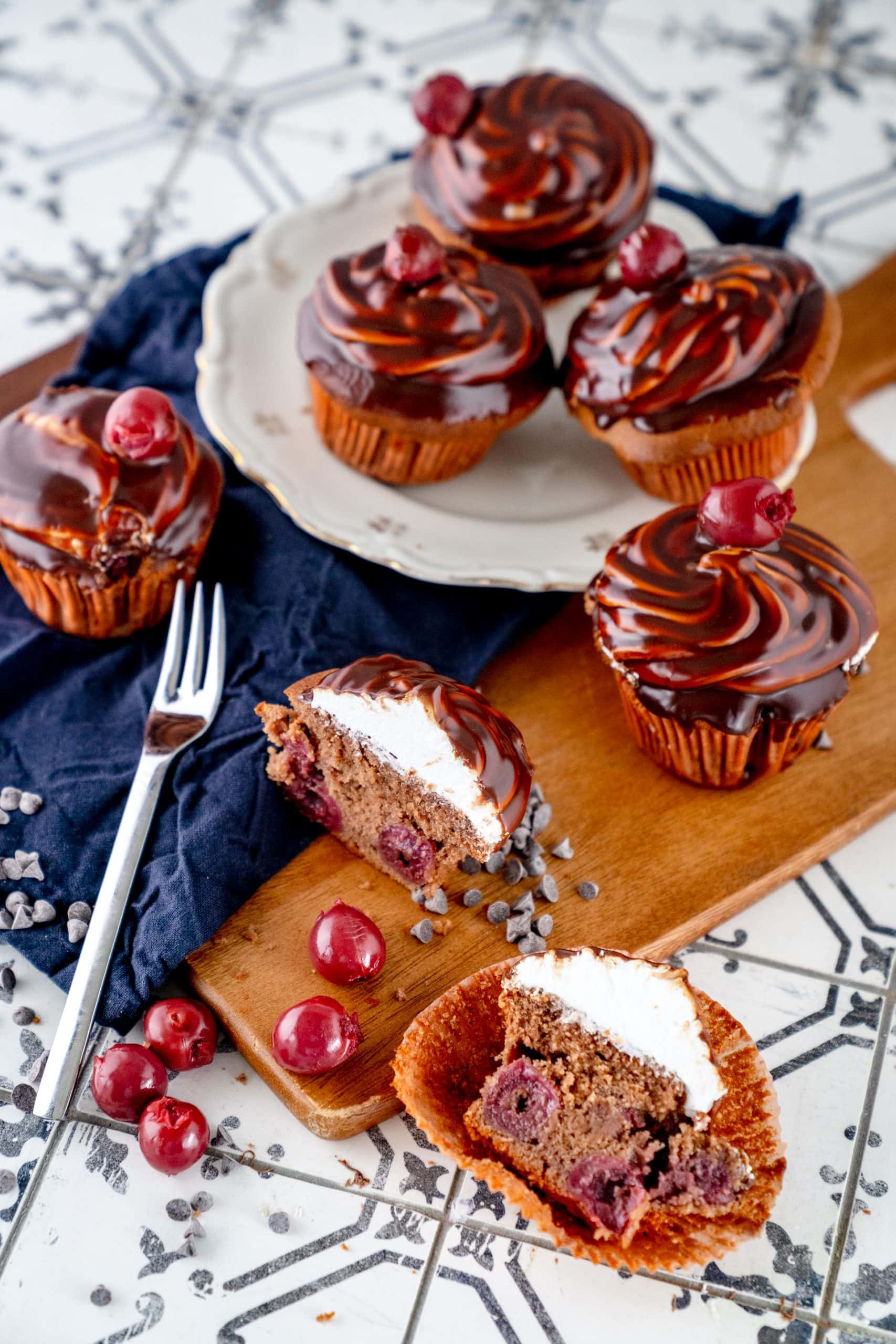 Schwarzwälder Kirschmuffins