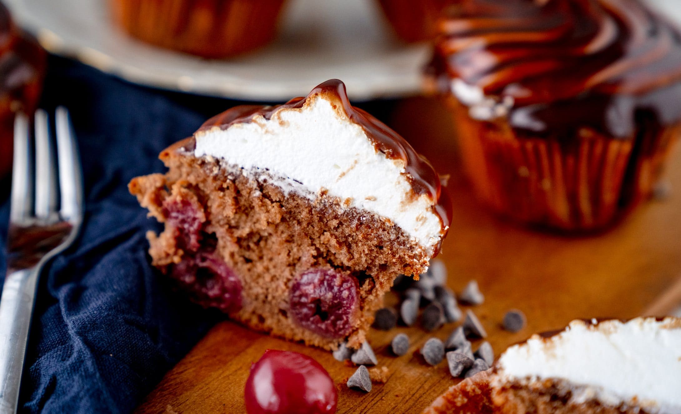 Schwarzwälder Kirschmuffins