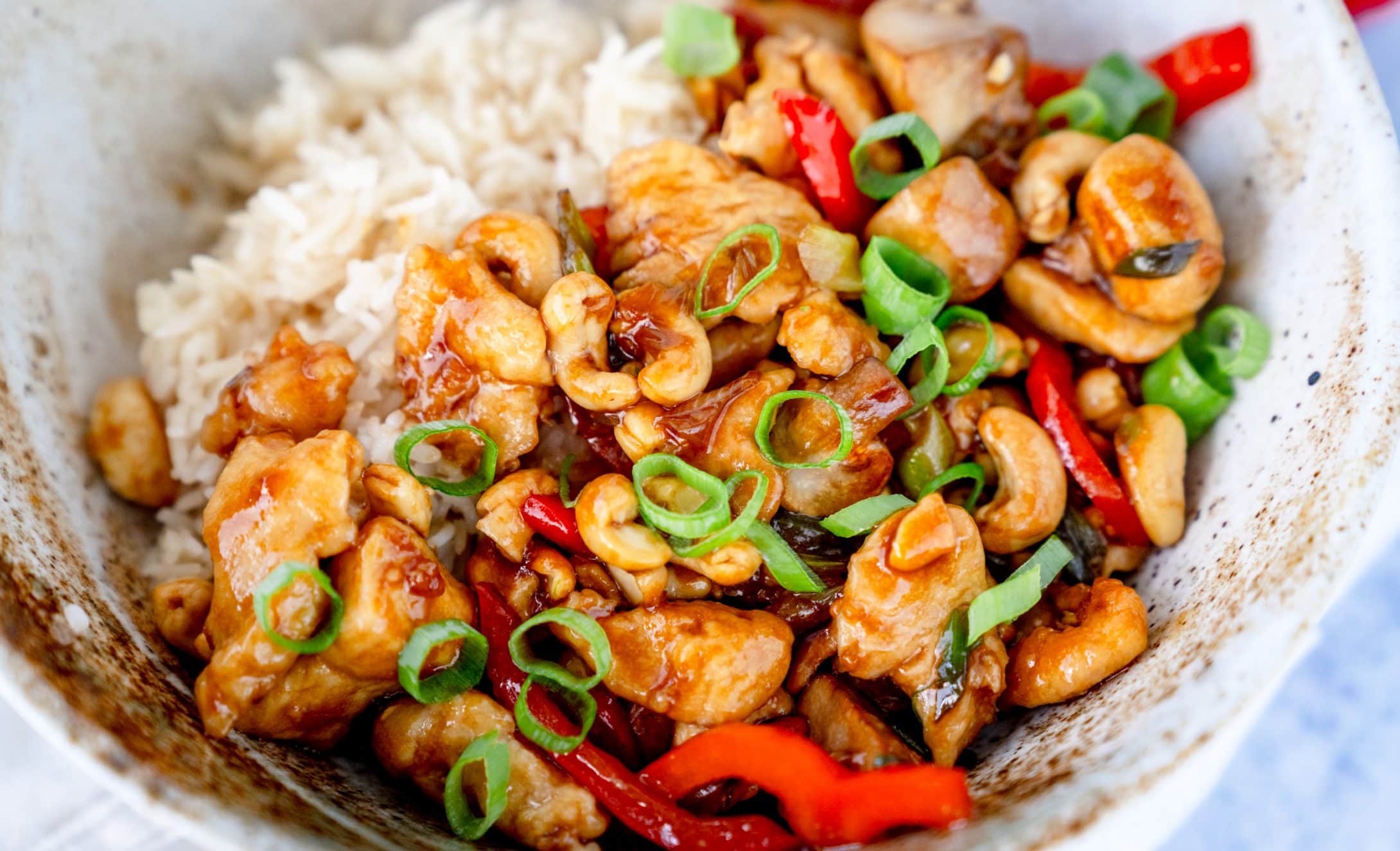 Thai-Hähnchen mit Cashewkernen