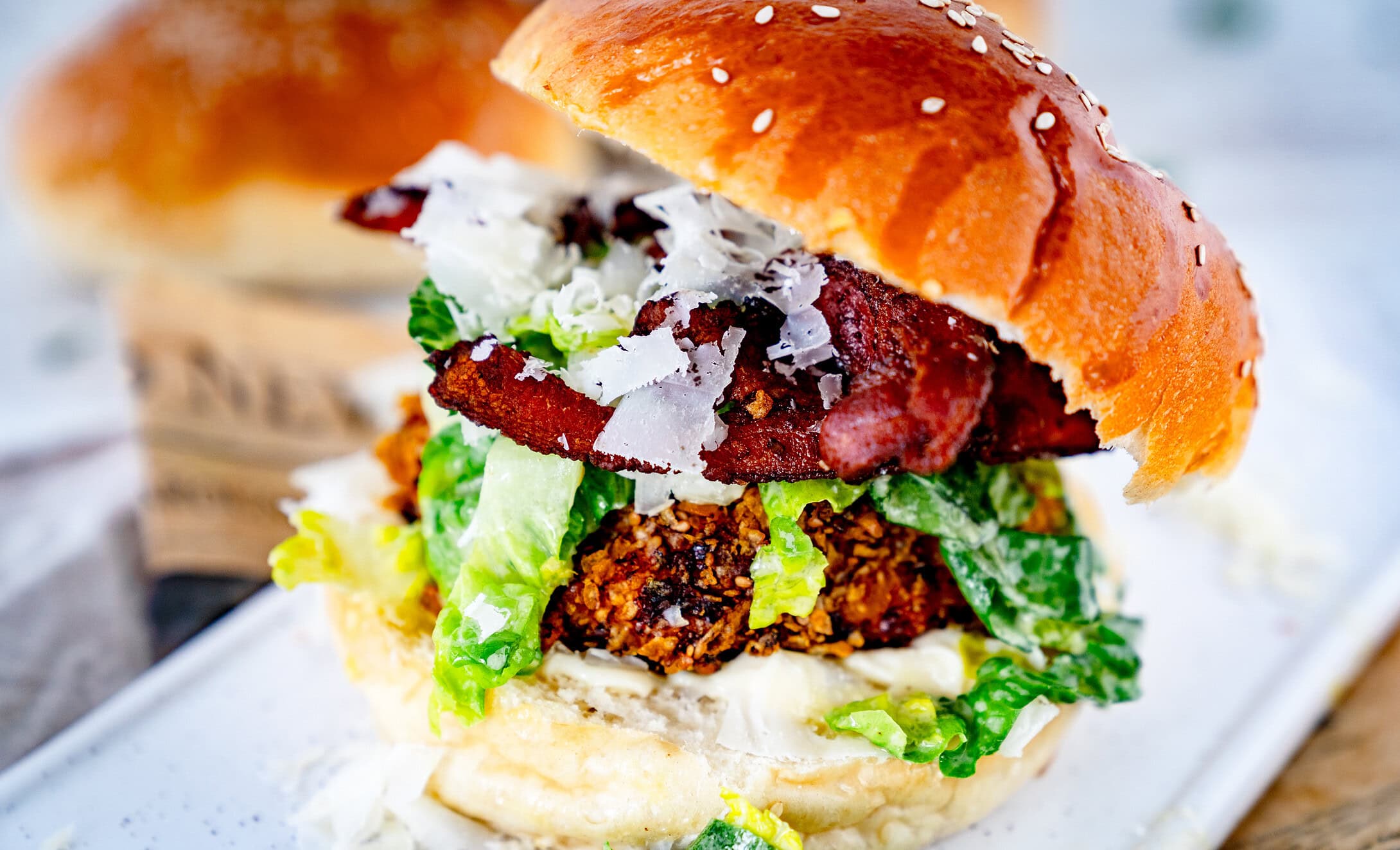 Caesar Chicken Burger