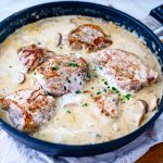 Gefülltes Filet in Frischkäsesauce
