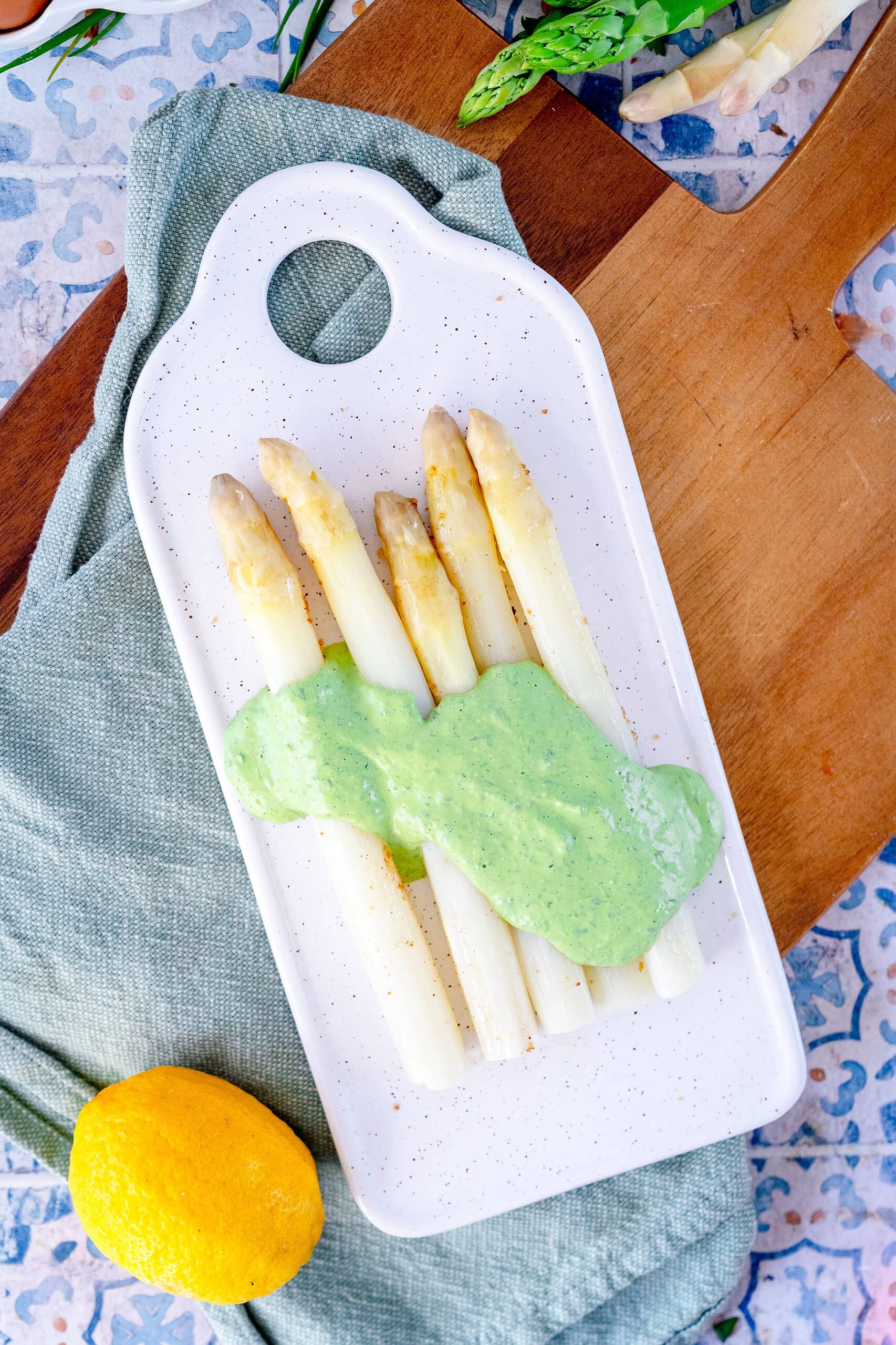 Sauce Tartare zu Spargel